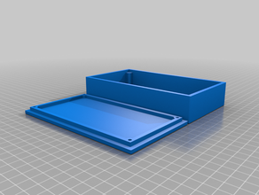 159x80x25 project box lid screws customized 3d print model - Mito3D