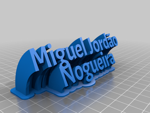 migueljord onogueira personalizado 3d print model - Mito3D