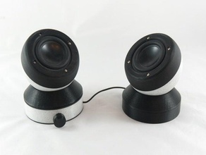 kaiten speaker amplifier bluetooth module sound speakers stand 3d print model - Mito3D