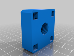 square nut version e3d v6 orion piezo 3d print model - Mito3D