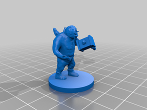 rocklops - guardian 28mm dnd dungeons dragons encounter mini miniature miniatures minis roleplaying game rpg soldier tabletop taleofenki warrior 3d print model - Mito3D