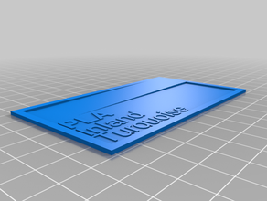 iç pla filament renk turkuaz özelleştirilmiş 3d print model - Mito3D