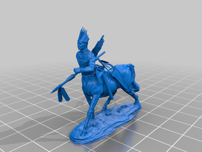 plaines centaures sans coiffe donjons dragons 3d print model - Mito3D
