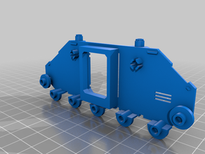 transporte tanque lados 40k rhino space marine 3d print model - Mito3D