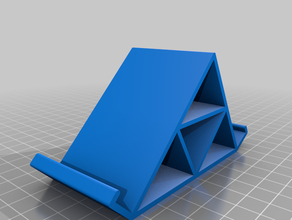 my customized 2 angle sturdy phone holder 3d print model - Mito3D