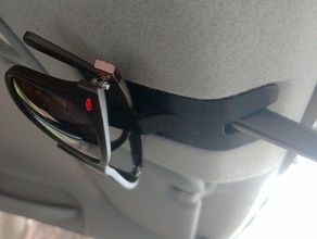 honda jazz gd sunglasses holder fit 3d print model - Mito3D