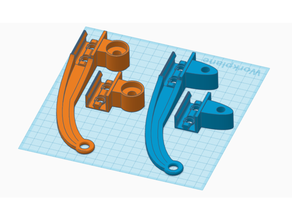 anet et4 z-eje estabilizador de filamentos guía bamboleo 3d print model - Mito3D