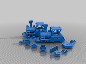 banka oyuncak tren remix-3dpicasso choo para motor lokomotif buhar parça 3d print model - Mito3D