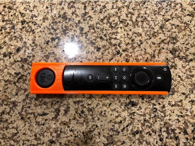 amazon firetv sesi uzaktan w kiremit yedek kapak v6 alexa alexaremote uzak kumanda etiket karo tilesticker 3D print model - Mito3D