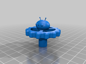 ender 3 - extruder knob mooncake remix 3d print model - Mito3D