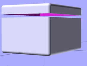 boitier g n rique générique zone d'angle arrondi la boîte openscad utilitaire 3d print model - Mito3D