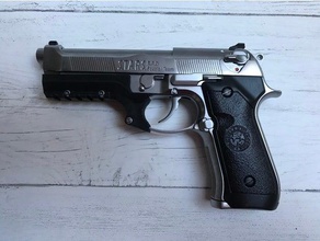 m92 m9 front rail attachment picatinny pistol ris 3d print model - Mito3D