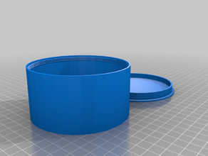tim personalizzabile vaso coperchio a vite su misura 3d print model - Mito3D