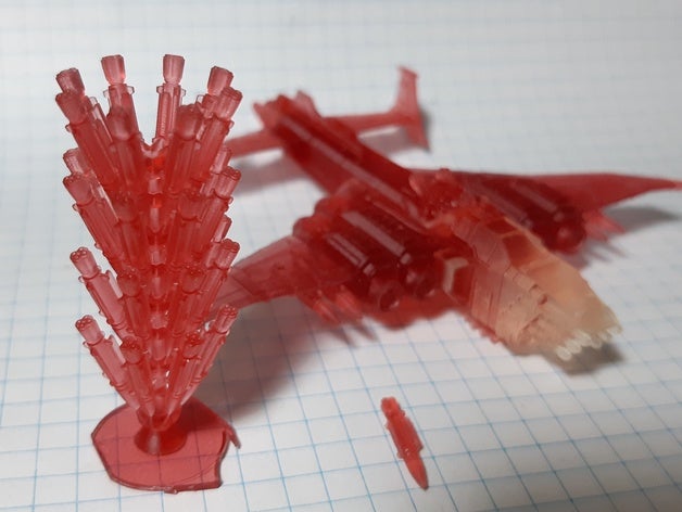 32 hellstrike füze ağaç hava imperialis İtalyan imp 3D print model - Mito3D