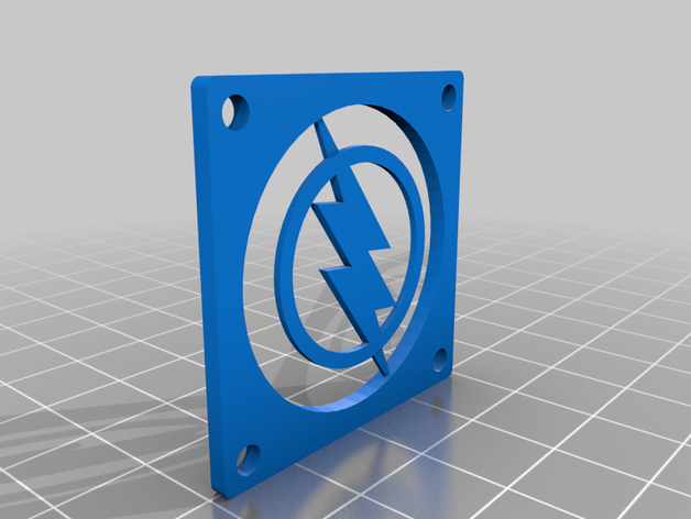 flash ventilateur grill 3D print model - Mito3D