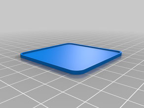 base rectangular tampa de 50 x mm 3d print model - Mito3D