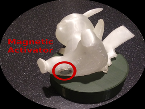 magnetische puck Licht Figur Beleuchtung pokemon Figuren 3d print model - Mito3D