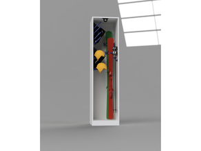 ski storage closet boot glove ikea organization pax pole 3d print model - Mito3D