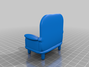couch chair 3d print model - Mito3D
