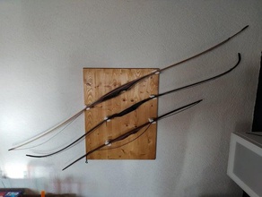 bow holder archery equipment 3d print model - Mito3D