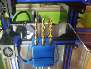 hex shank tap drill bit holder 3d print model - Mito3D