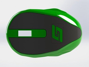 customizable wireless mouse 3d print model - Mito3D