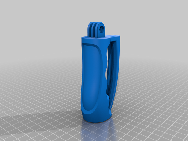 gopro mount 3D print model - Mito3D