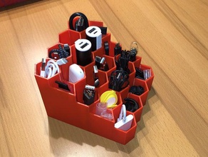 customizable storage box 3d print model - Mito3D