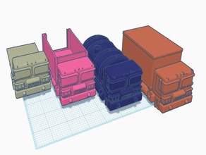 retro gelecek kamyonlar dağılım arazi shadowrun starfinder wargaming 3d print model - Mito3D