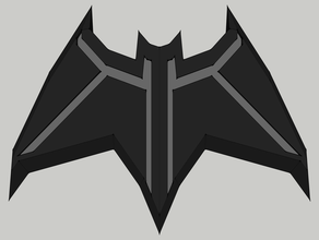 batarang bat batman logosu pil dc comics süper kahraman 3d print model - Mito3D