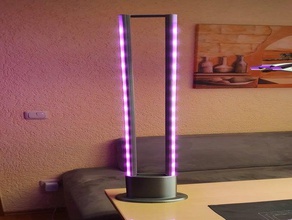 twin hue lamp philips lightstrip 3d print model - Mito3D