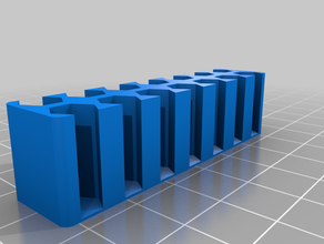mi personalizados de mango hexagonal porta - paramétricas personalizado 3d print model - Mito3D