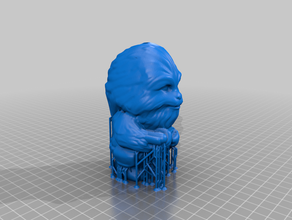 mini chewy treesupport 3d print model - Mito3D