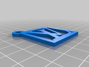 louis vuitton Anahtarlık anahtar zinciri logo 3d print model - Mito3D