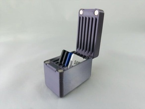 magnetic sd card case vert holder 3d print model - Mito3D
