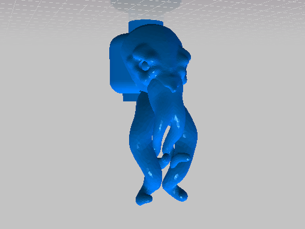 cthulhu tête de brique la cathulu minifig figurine 3D print model - Mito3D