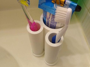 titular de cepillo dientes 3d print model - Mito3D