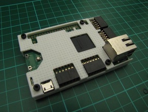 trenz smartberry donatı durumda parametreli parametrik parametrize pcb mount raspberry pi 3d print model - Mito3D