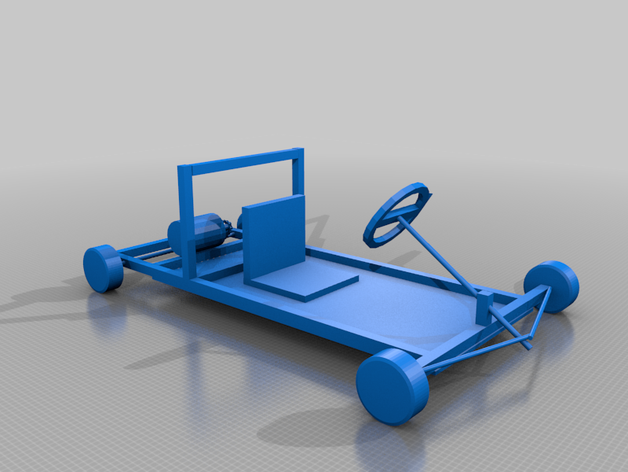 go-kart de diseño 3D print model - Mito3D