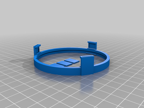 anycubic predator d 80mm led ring holder remix 3d print model - Mito3D