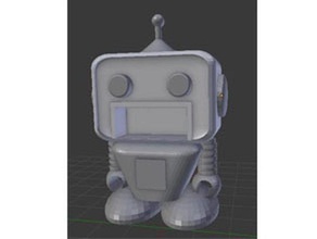 robô básica o blender 3d print model - Mito3D