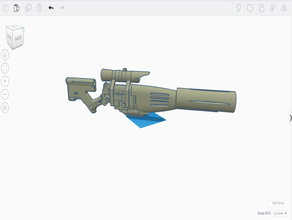plasma francotirador de 40k 3d print model - Mito3D