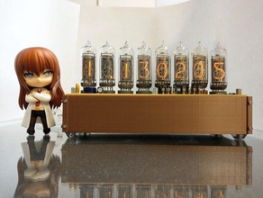 divergence meter case anime in14 in-14 nixie clock tube steins gate 3d print model - Mito3D