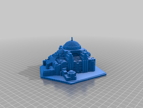 3d slash basilica di santa sofia 3d print model - Mito3D