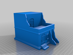 yaşlı verilirse morrowind balmora ev e 28 mm 32mm evi masa üstü arazi wargames wargame wargaming 3d print model - Mito3D