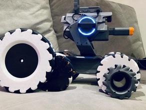 dji robogod - grande robomaster s1 rodas drone mechanum rover roda robô 3d print model - Mito3D