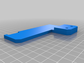 timsav gauche de ralliement du support plaque 3d print model - Mito3D