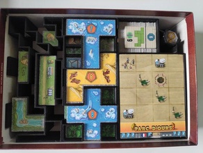 barenpark einfügen Brettspiel Brettspiel-inserts board game 3d print model - Mito3D