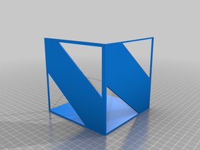 simple bookend 3d print model - Mito3D