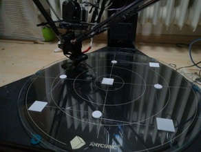 bed levelling test 3d print model - Mito3D